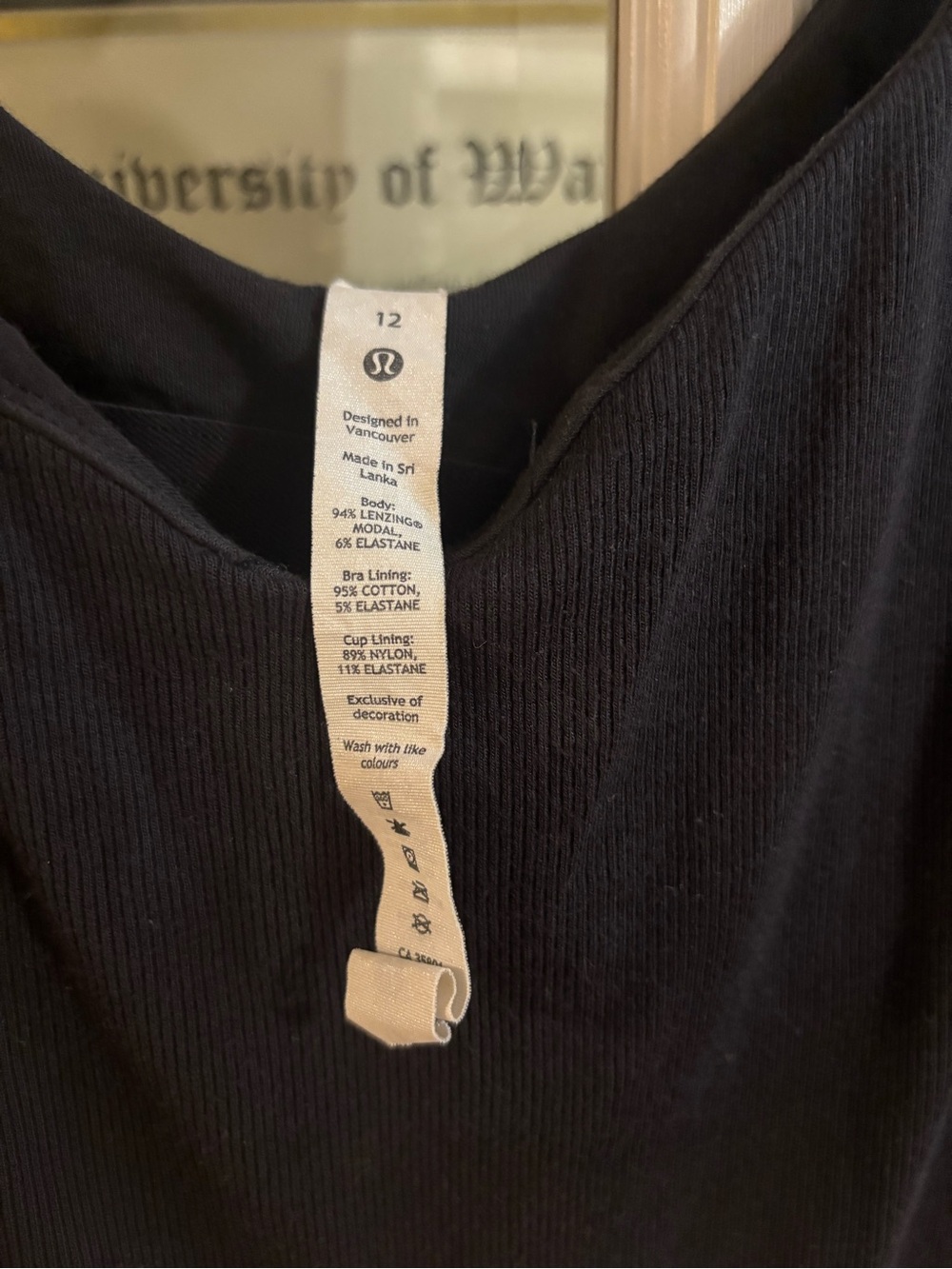 Lululemon Ribbed Micro-Modal Tank Top - Picture 6 of 7